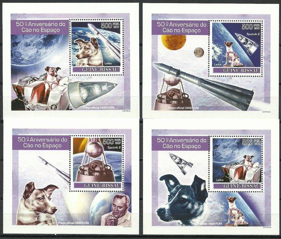 Znaczek Gwinea Bissau 2007 Mi lx 3683-3686 Czyste **
