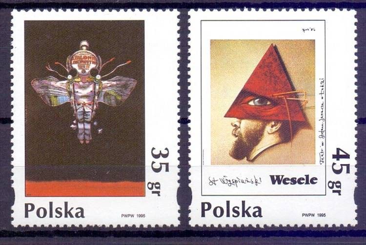 Znaczek Polska 1995 Mi 3558-3559 Fi 3410-3411 Czyste **