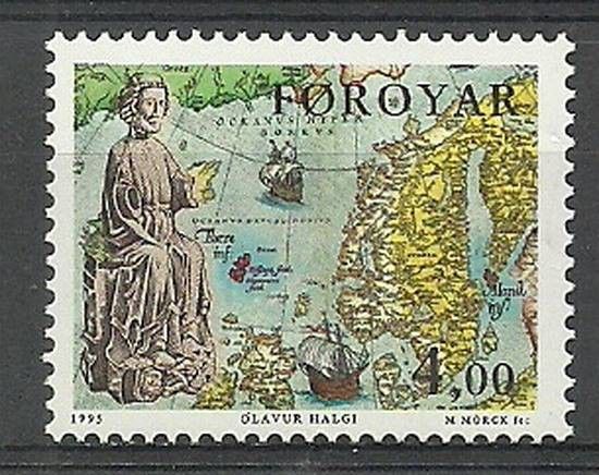 Znaczek Wyspy Owcze 1995 Mi 288 Czyste **