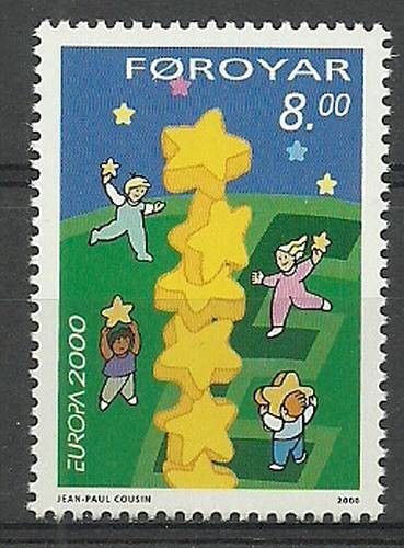 Znaczek Wyspy Owcze 2000 Mi 374 Czyste **