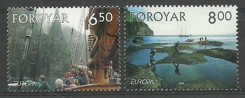 Znaczek Wyspy Owcze 2004 Mi 497-498 Czyste **