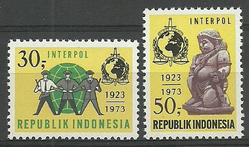 Znaczek Indonezja 1973 Mi 738-739 Czyste **