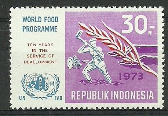 Znaczek Indonezja 1973 Mi 743 Czyste **