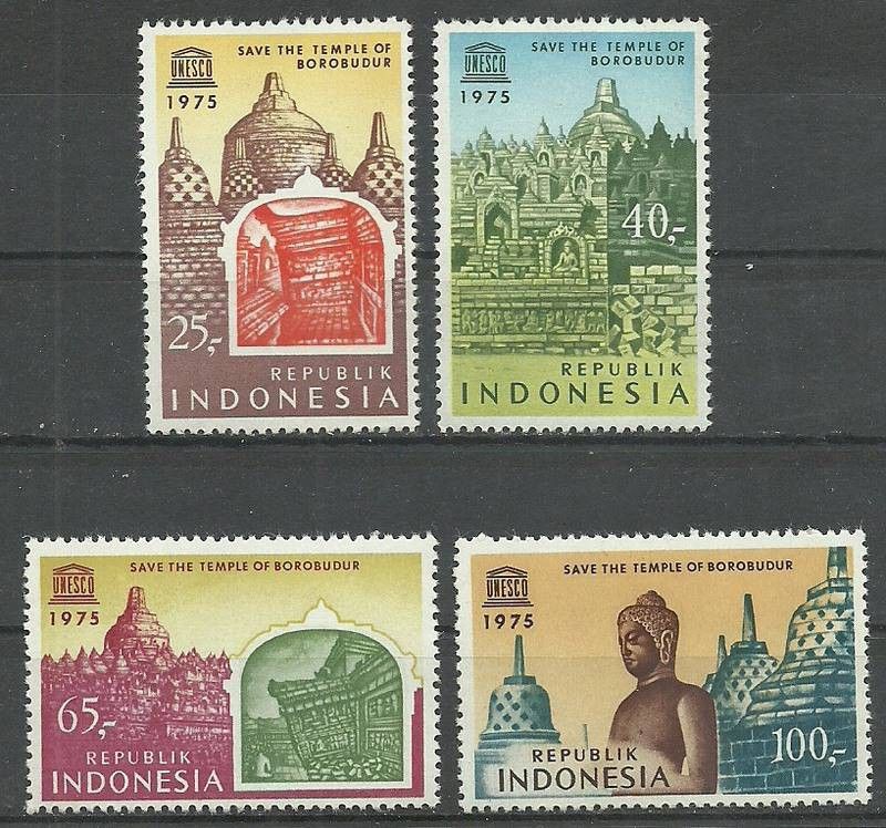 Znaczek Indonezja 1975 Mi 815-818 Czyste **