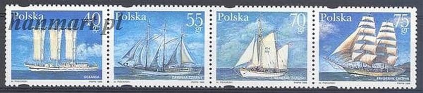 Znaczek Polska 1996 Mi 3577-3580 Fi 3429-3432 Czyste **