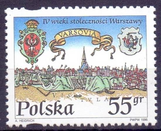 Znaczek Polska 1996 Mi 3581 Fi 3433 Czyste **