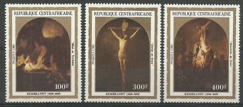 Znaczek Republika Środkowoafrykańska 1983 Mi 935-937 Czyste **