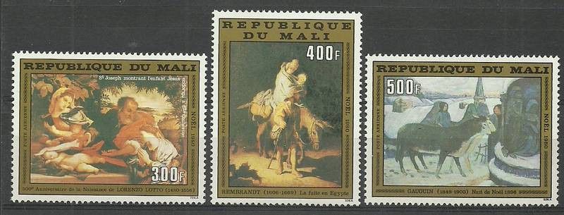 Znaczek Mali 1980 Mi 819-821 Czyste **