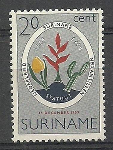 Znaczek Surinam 1959 Mi 370 Czyste **