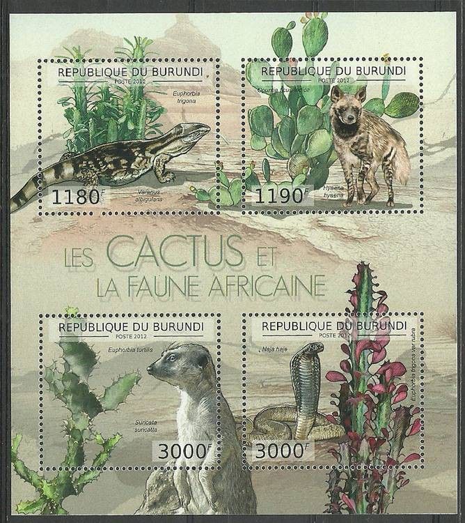 Znaczek Burundi 2012 Mi ark 2748-2751 Czyste **
