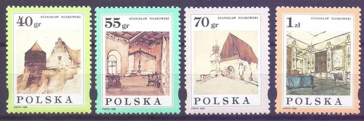 Znaczek Polska 1996 Mi 3599-3602 Fi 3599-3602 Czyste **