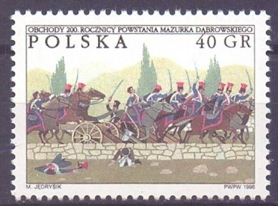 Znaczek Polska 1996 Mi 3611 Fi 3463 Czyste **