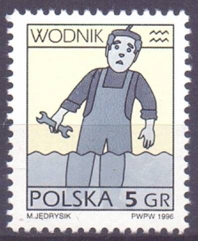 Znaczek Polska 1996 Mi 3610x Fi 3462x Czyste **
