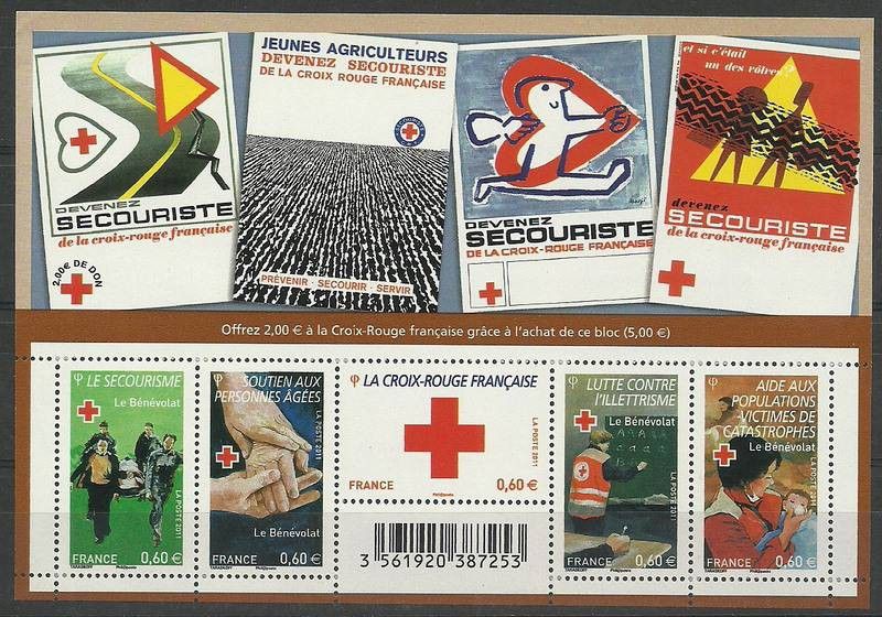 Znaczek Francja 2011 Mi bl 170 Czyste **