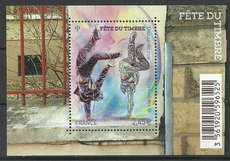 Znaczek Francja 2014 Mi bl 268 Czyste **