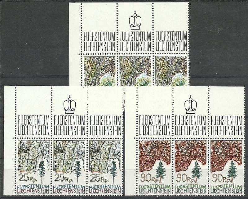 Znaczek Liechtenstein 1986 Mi 913-915 Czyste **