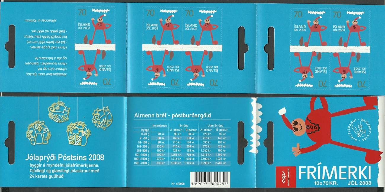 Znaczek Islandia 2008 Mi mh 1217 Czyste **