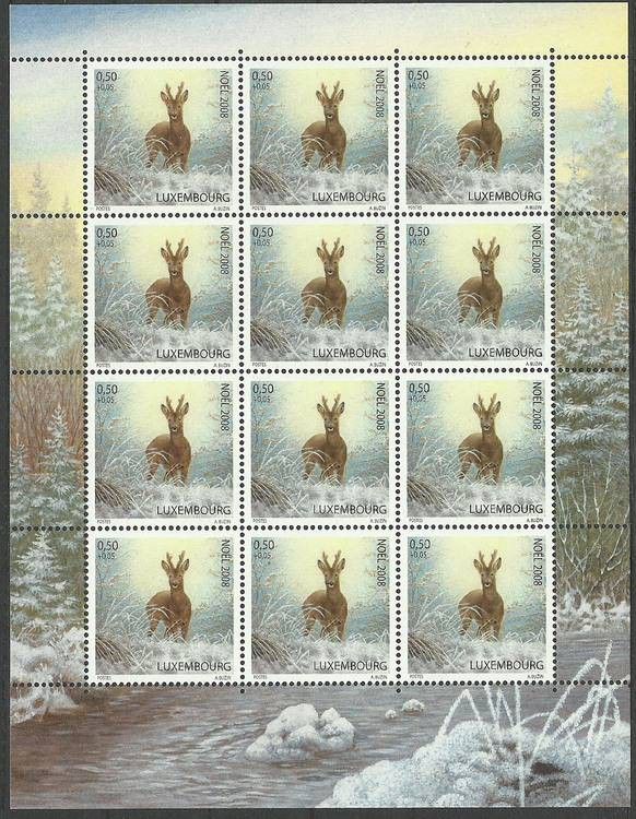 Znaczek Luksemburg 2008 Mi ark 1816 Czyste **