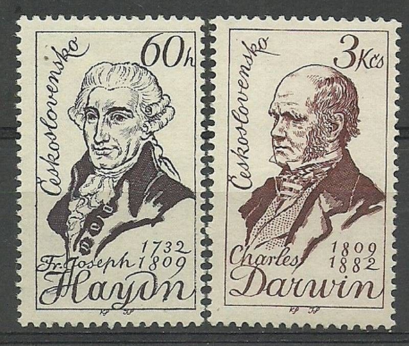 Znaczek Czechosłowacja 1959 Mi 1161-1162 Czyste **
