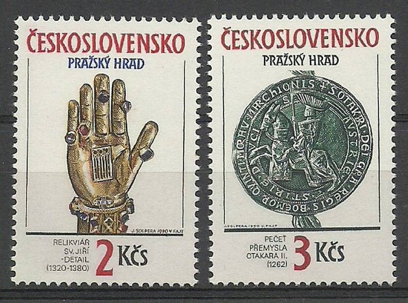Znaczek Czechosłowacja 1990 Mi 3051-3052 Czyste **