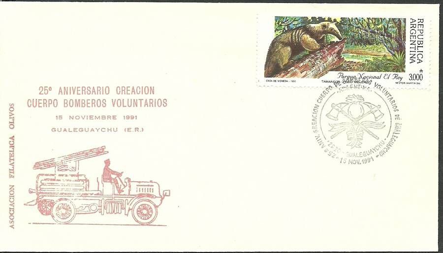 Znaczek Argentyna 1990 Mi 2051 FDC