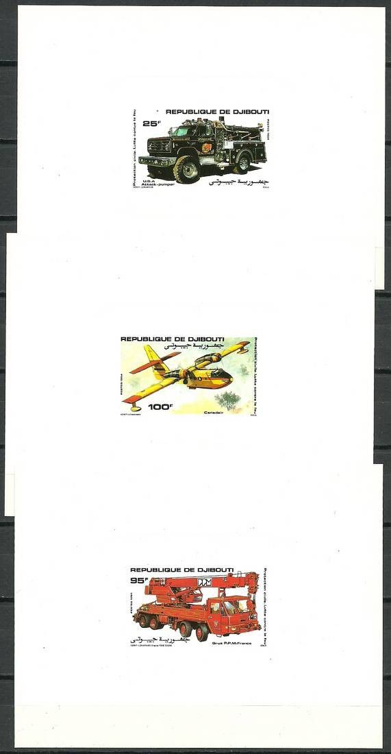Znaczek Dżibuti 1984 Mi lx 417-419B Czyste **