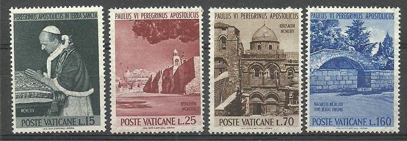 Znaczek Watykan 1964 Mi 442-445 Czyste **