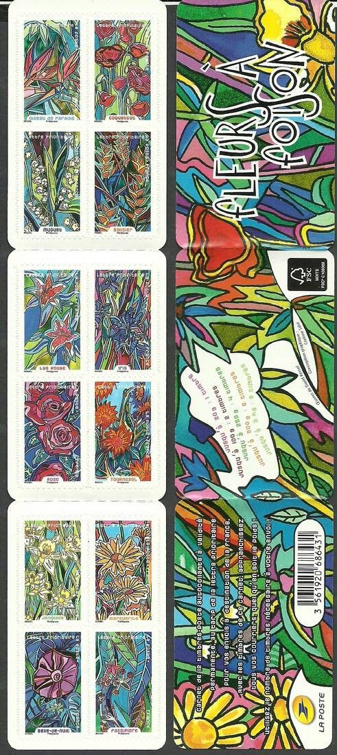 Znaczek Francja 2016 Mi mh 6500-6511 Czyste **