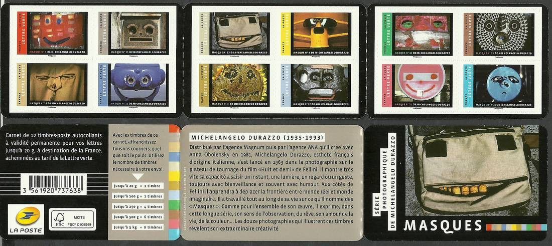 Znaczek Francja 2017 Mi mh 6705-6716 Czyste **