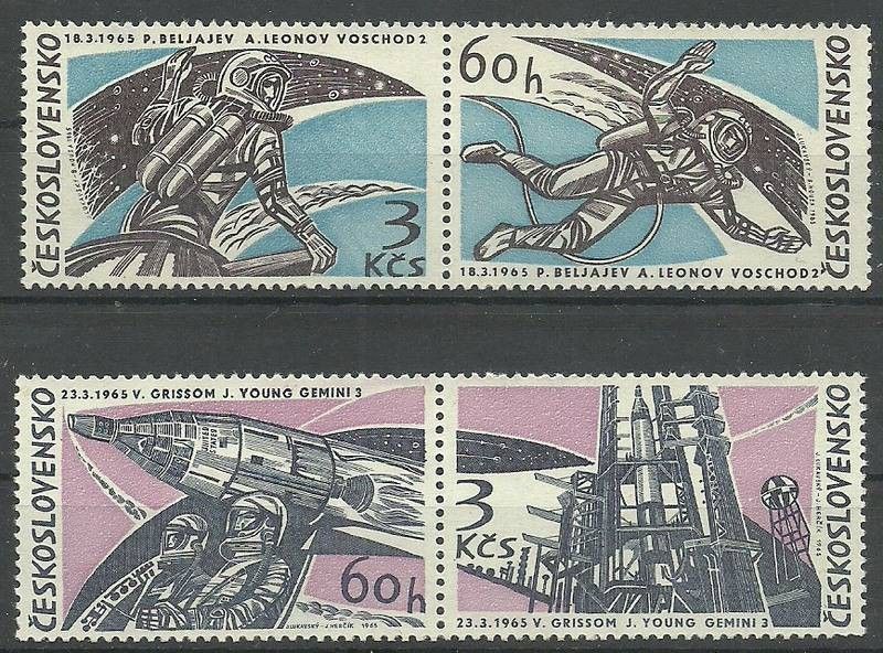 Znaczek Czechosłowacja 1965 Mi 1529-1532 Czyste **