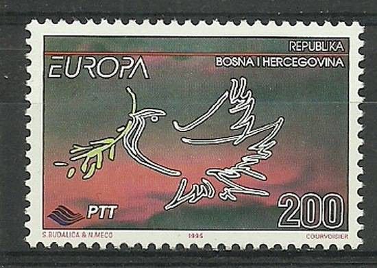Znaczek Bośnia i Hercegowina 1995 Mi 24 Czyste **
