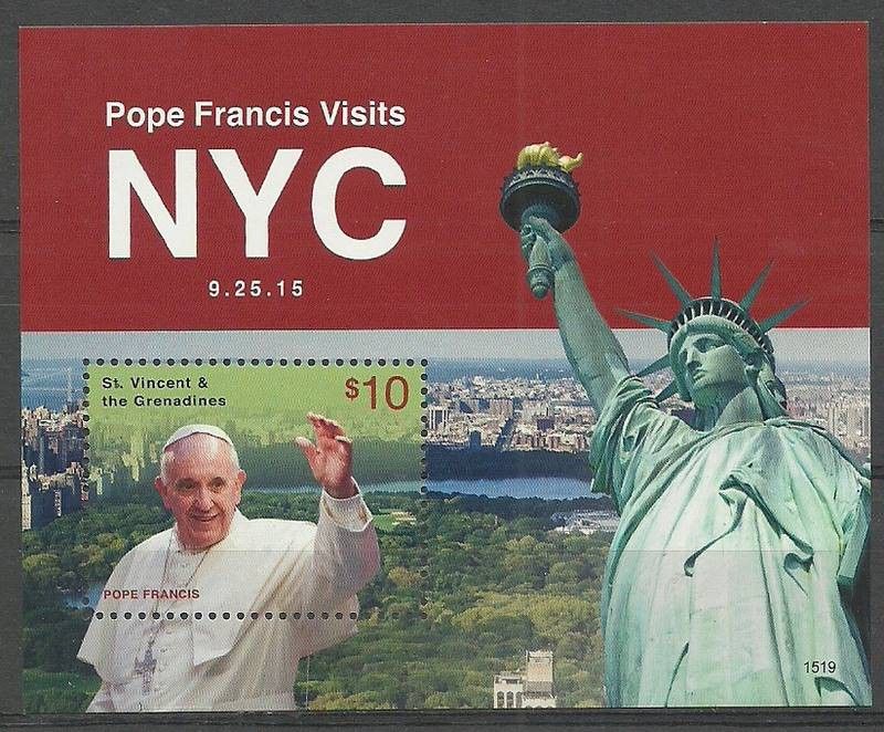 Znaczek Saint Vincent i Grenadyny 2015 Mi bl 808 Czyste **