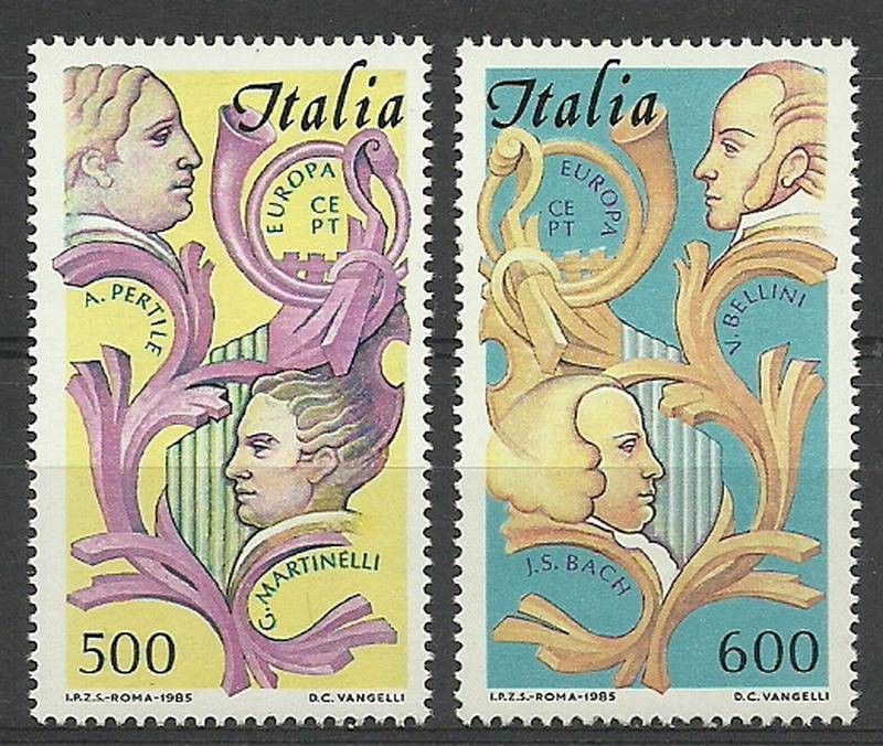 Znaczek Włochy 1985 Mi 1932-1933 Czyste **