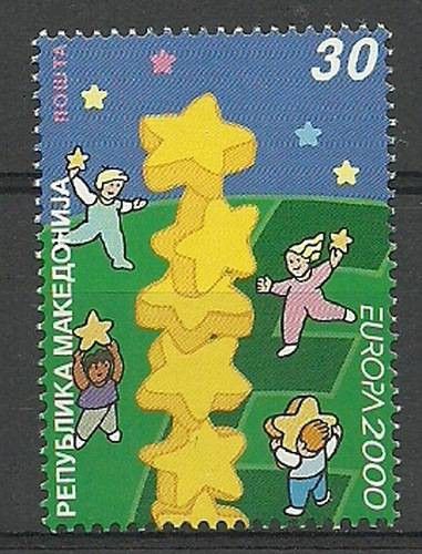 Znaczek Macedonia Północna 2000 Mi 196 Czyste **
