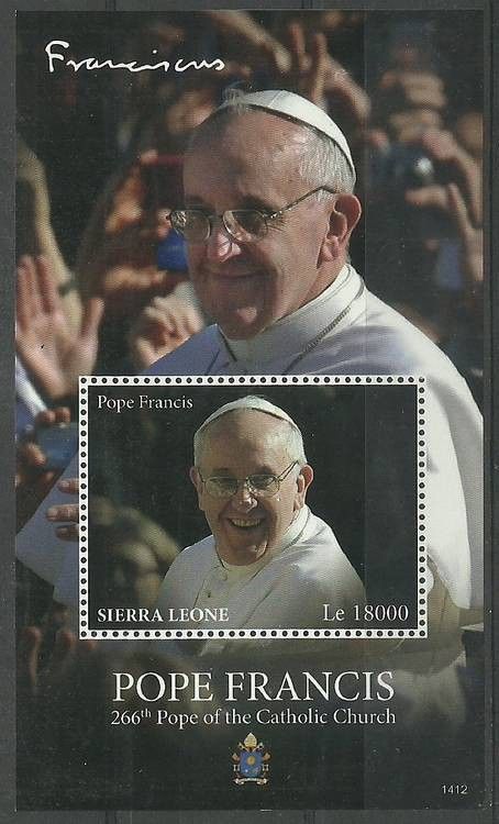 Znaczek Sierra Leone 2014 Mi bl 704 Czyste **