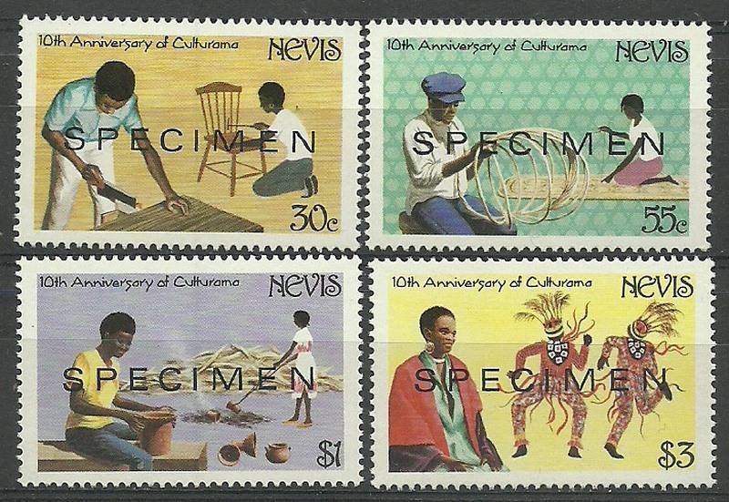 Znaczek Nevis 1984 Mi spe 164-167 Czyste **