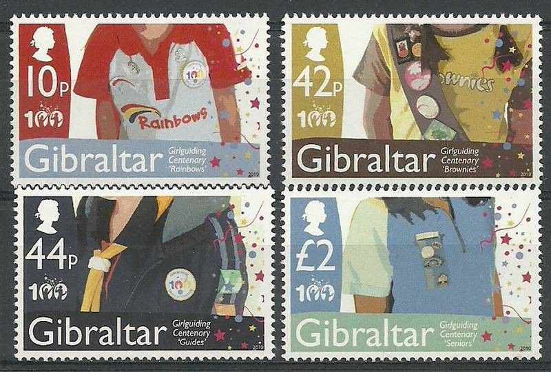Znaczek Gibraltar 2010 Mi 1391-1394 Czyste **