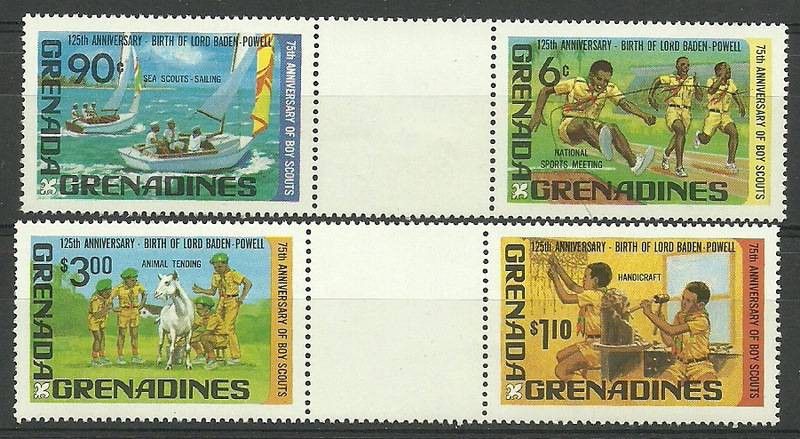 Znaczek Grenada i Grenadyny 1982 Mi 485-488 Czyste **