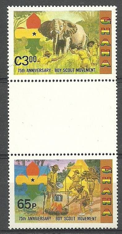Znaczek Ghana 1982 Mi 941+943 Czyste **