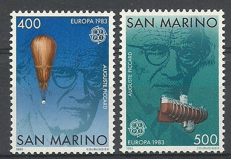 Znaczek San Marino 1983 Mi 1278-1279 Czyste **