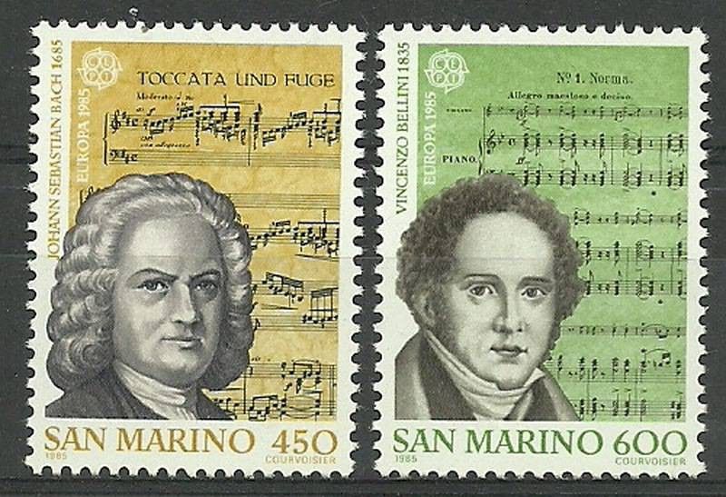 Znaczek San Marino 1985 Mi 1313-1314 Czyste **