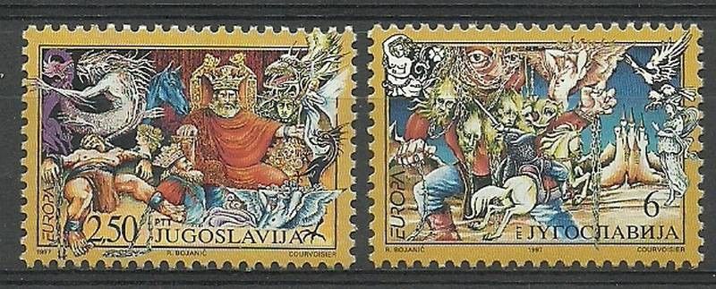 Znaczek Jugosławia 1997 Mi 2821-2822 Czyste **