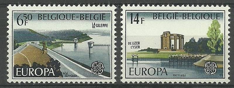 Znaczek Belgia 1977 Mi 1905-1906 Czyste **