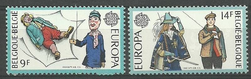 Znaczek Belgia 1981 Mi 2058-2059 Czyste **