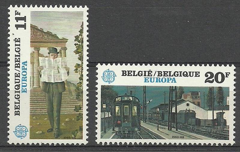 Znaczek Belgia 1983 Mi 2144-2145 Czyste **