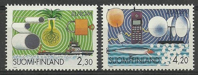 Znaczek Finlandia 1994 Mi 1248-1249 Czyste **