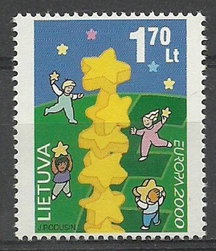 Znaczek Litwa 2000 Mi 730 Czyste **