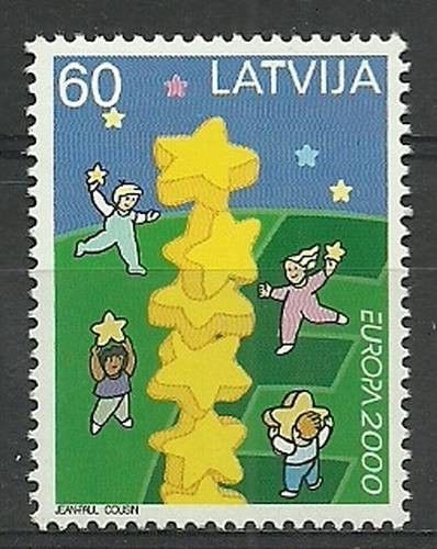 Znaczek Łotwa 2000 Mi 519 Czyste **