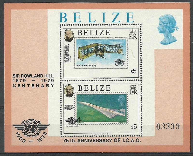 Znaczek Belize 1979 Mi bl 8 Czyste **