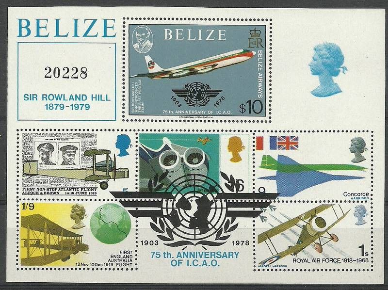 Znaczek Belize 1979 Mi bl 9 Czyste **